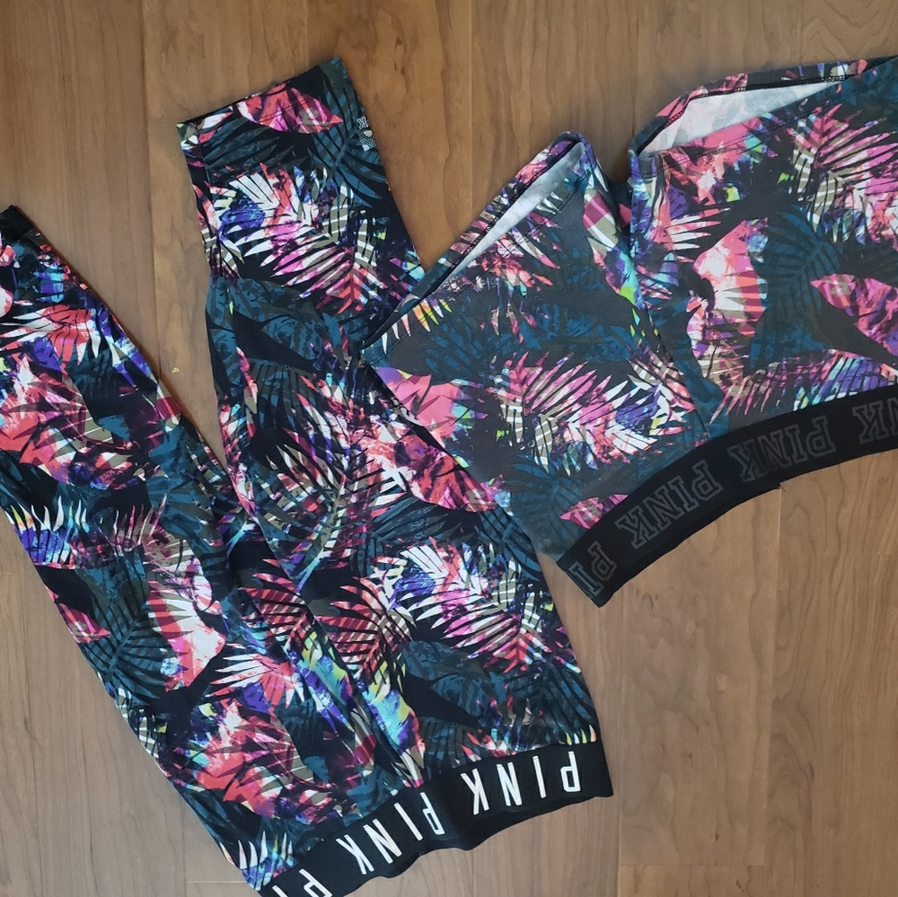 VS PINK Shorts and Capri Workout Bundle